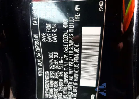 2013 Volvo Xc90 3.2 z USA, uszkodzony, nr VIN YV4952CZ4D1650784